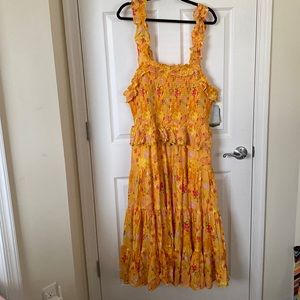 NWT Disney Parks Color Me Courtney Princess and the Frog Tiana Tiered Dress 1X